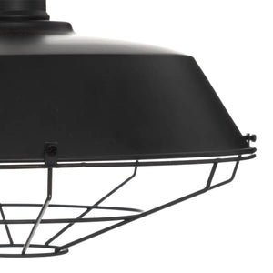 LAMPADARIO NATHAN E27 D.35XH90CM IN METALLO NERO