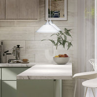 LAMPADARIO DIEGO E27 D.30CM BIANCA A RIGHE