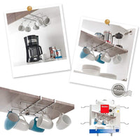 SOTTORIPIANO PORTA 10 TAZZE/MUGS CM 37X28X6 POLYTH