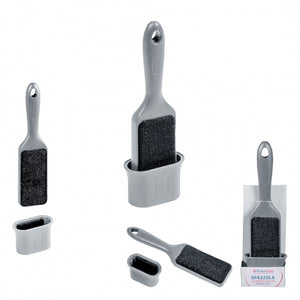 SPAZZOLA LEVAPELUCCHI DOPPIA 15 CM.