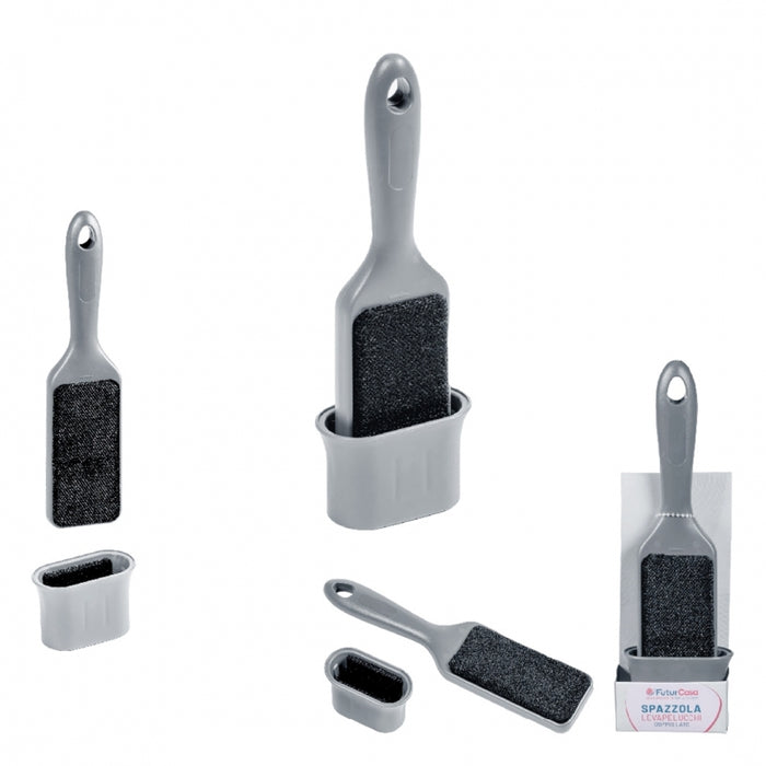 SPAZZOLA LEVAPELUCCHI DOPPIA 15 CM.