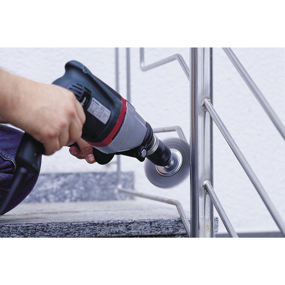 SPAZZOLA METALLICA A DISCO IN ACCIAIO INOX D.75MM