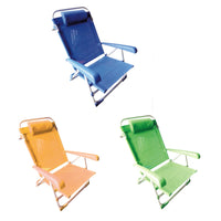 SPIAGGINA TIME 53X61XH81CM BLU E ALLUMINIO 22MM