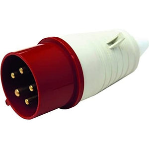 SPINA IEC 16A 3 POLI CON TERRA E NEUTRO 380V IP44