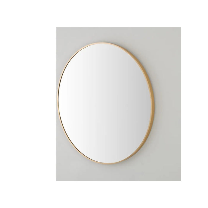 SPECCHIO METAL D.80CM ORO CON CORNICE