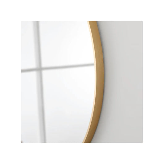 SPECCHIO METAL D.80CM ORO CON CORNICE