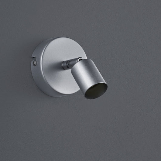 SPOT SINGOLO PARIS GU10 11X8CM TITANIO