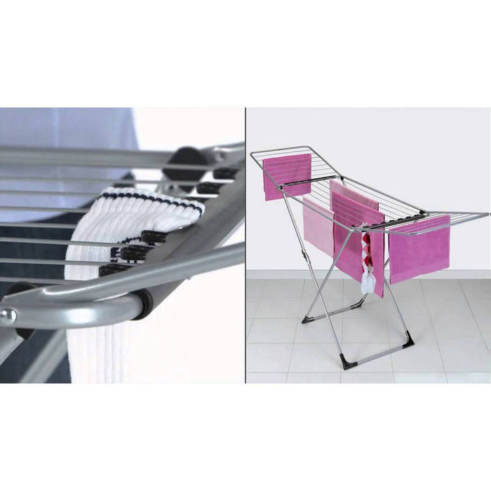 STENDIBIANCHERIA CAVALLETTO ALI+ACCESSORI PLASTICA