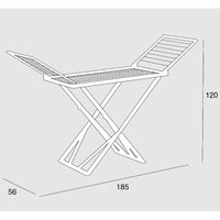 STENDIBIANCHERIA IN PVC CON ALI.