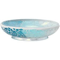 SUMMER PORTASAPONE IN VETRO BLU