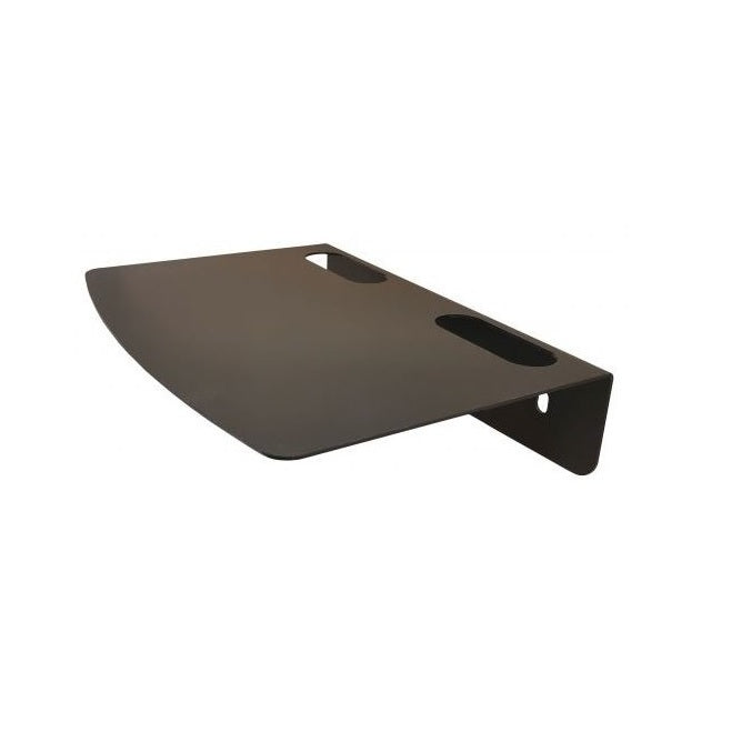 SUPPORTO A MURO PORTA DECODER 20X16CM NERO