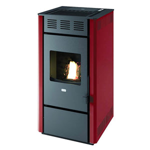 STUFA A PELLET MARTINA 11,5KW ROSSA 46X52XH98CM