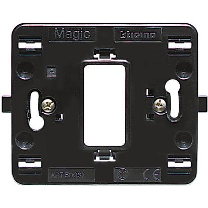 SUPPORTO NERO MAGIC 1 POSTO PER SCATOLA TONDA
