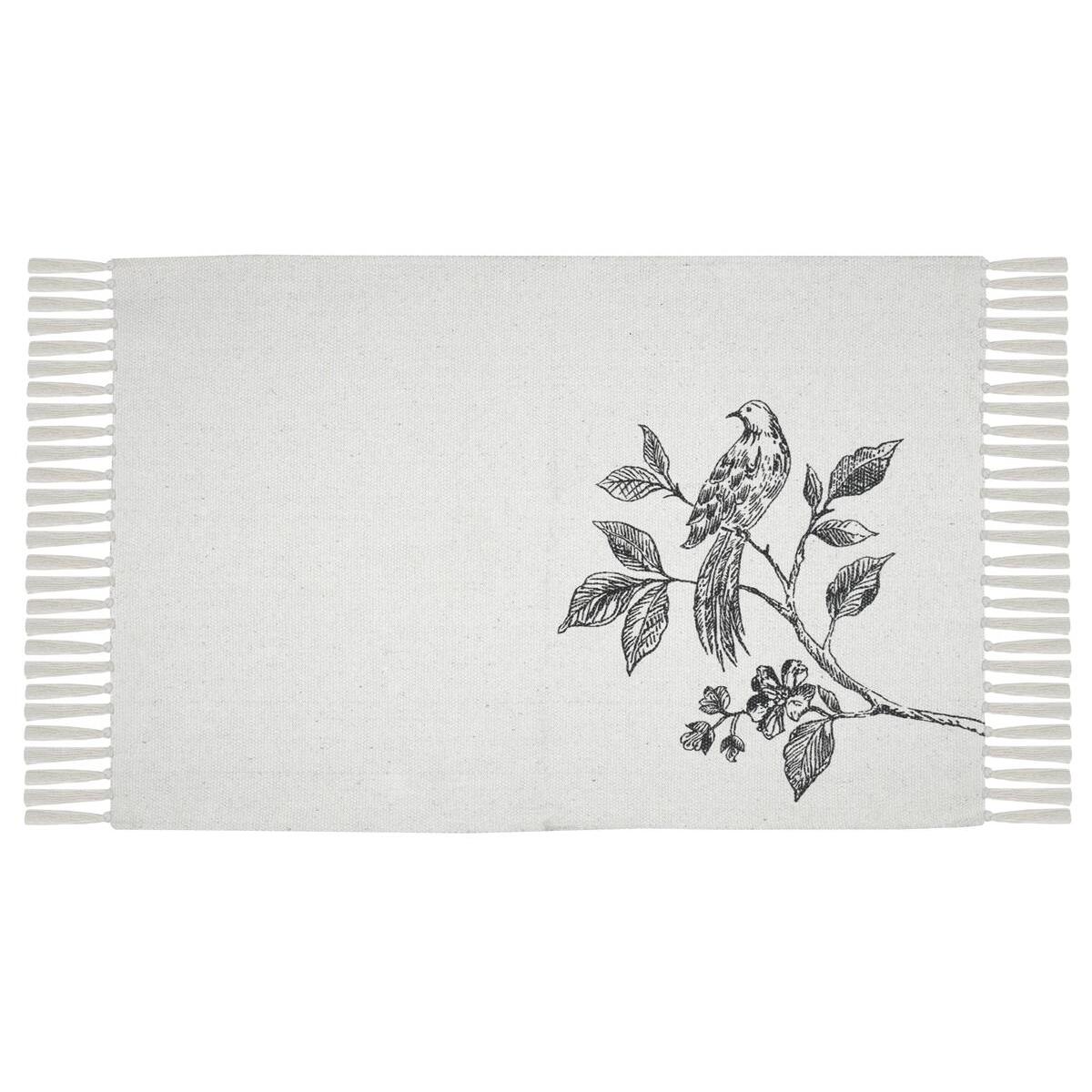 TAPPETO CLARINE 60X90CM ECRU' IN POLICOTONE.