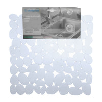 TAPPETO LAVELLO 32X32CM SASSOLINI TRASPARENTE