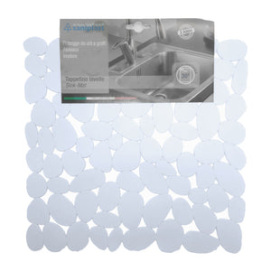 TAPPETO LAVELLO 32X32CM SASSOLINI TRASPARENTE