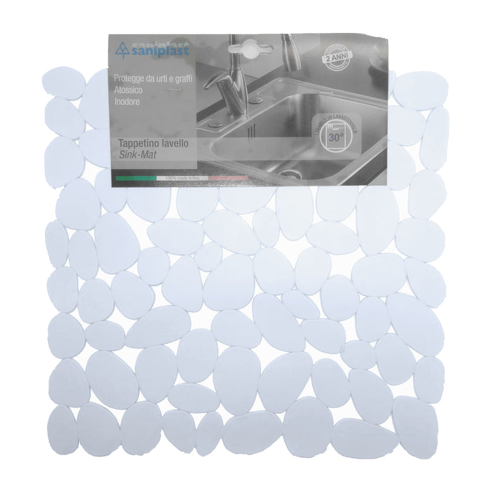 TAPPETO LAVELLO 32X32CM SASSOLINI TRASPARENTE
