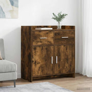 Credenza Rovere Fumo 75 x 36 x 80 cm Legno ingegnerizzato 8011119