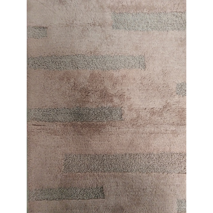 TAPPETO LINEE 50X80CM VISONE IN COTONE CON ANTISCI