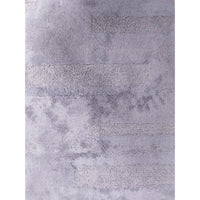 TAPPETO LINEE 55X110CM INDACO IN COTONE CON ANTISC