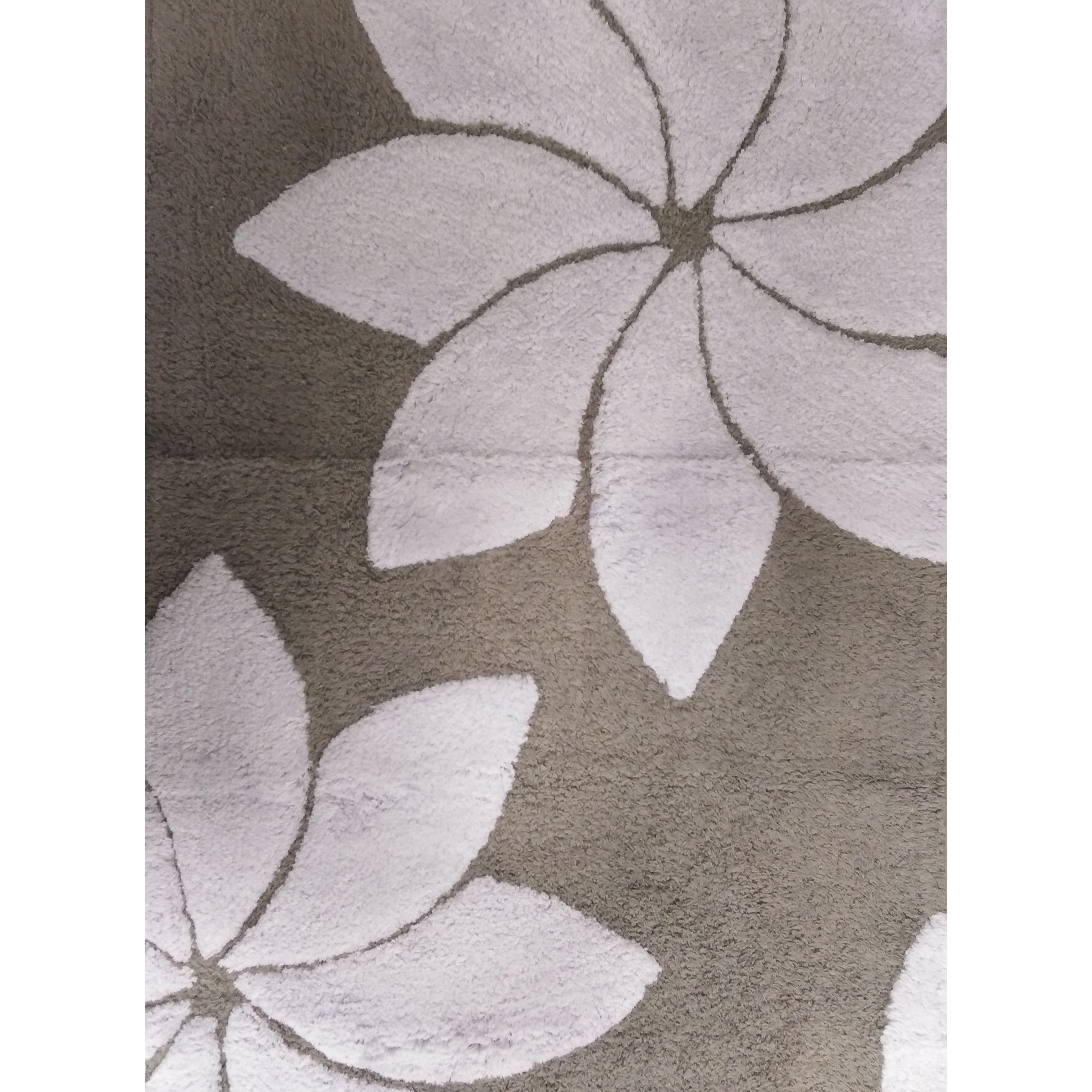 TAPPETO LOTO 50X80CM TOPO IN COTONE CON ANTISCIVOL