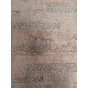 TAPPETO LINEE 55X110CM VISONE IN COTONE CON ANTISC