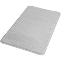 TAPPETO MEMORY FOAM 50X80 GRIGIO CHIARO