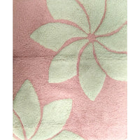 TAPPETO LOTO 50X80CM ROSA IN COTONE CON ANTISCIVOL