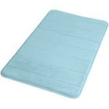 TAPPETO MEMORY FOAM 40X60 AZZURRO CHIARO