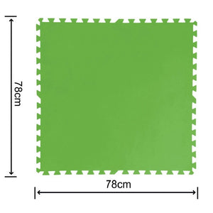 TAPPETO SOTTOPISCINA VERDE 78X78CM 9PZ 4,6MQ