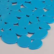 TAPPETO VASCA SASSOLINI 35X70 CM AZZURRO