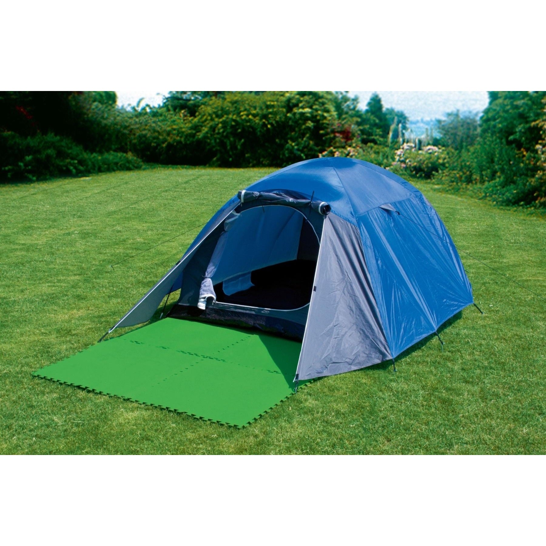 TAPPETO SOTTOPISCINA VERDE 78X78CM 9PZ 4,6MQ