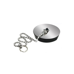 TAPPO CON CATENA E PLACCA INOX