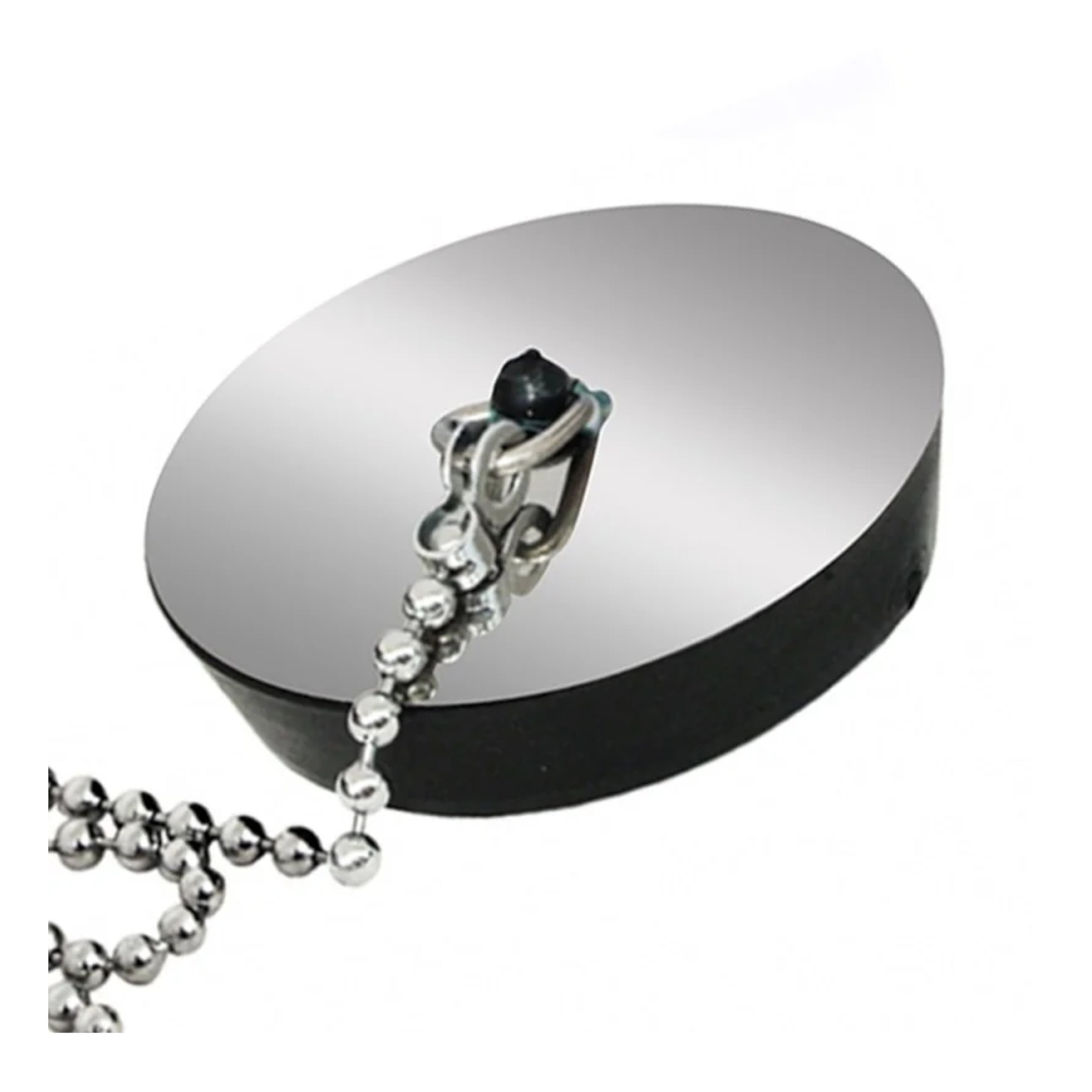 TAPPO CON CATENA E PLACCA INOX