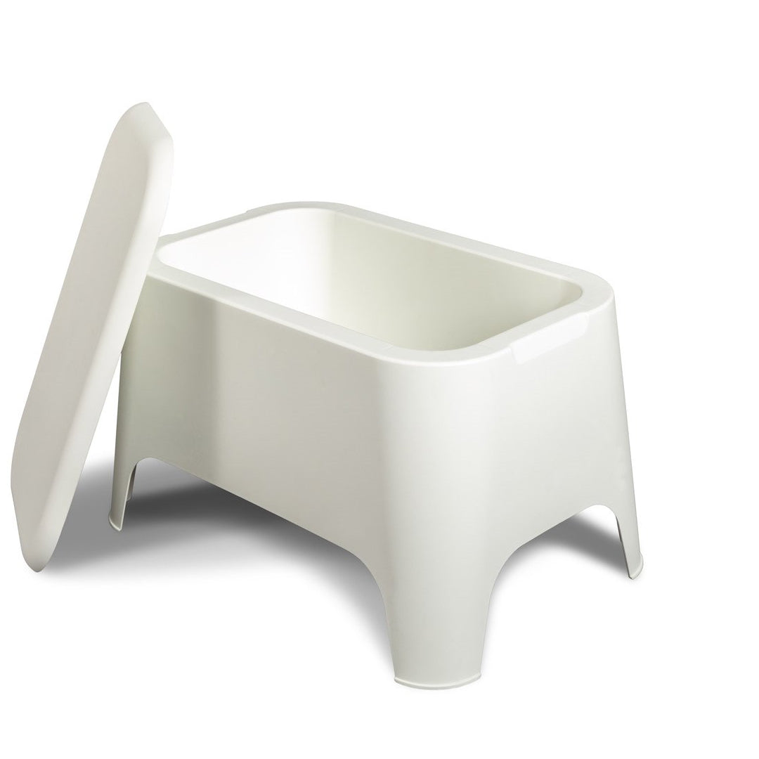 TAVOLINO PETRA 59X39XH36CM BIANCO