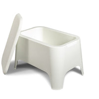 TAVOLINO PETRA 59X39XH36CM BIANCO