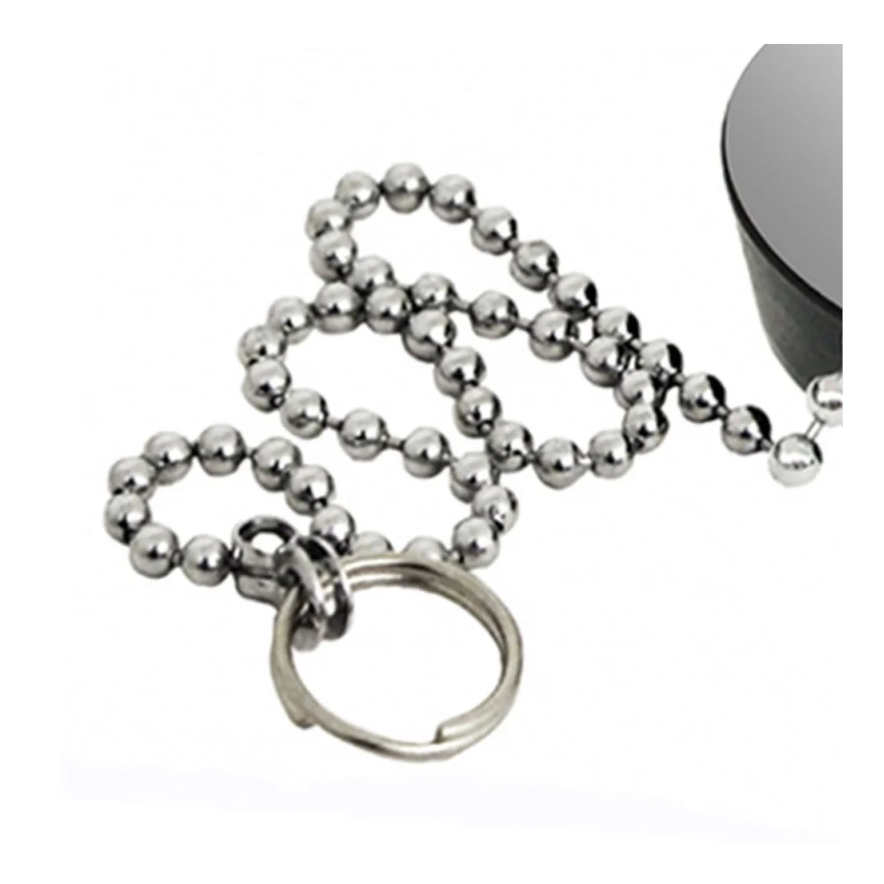 TAPPO CON CATENA E PLACCA INOX