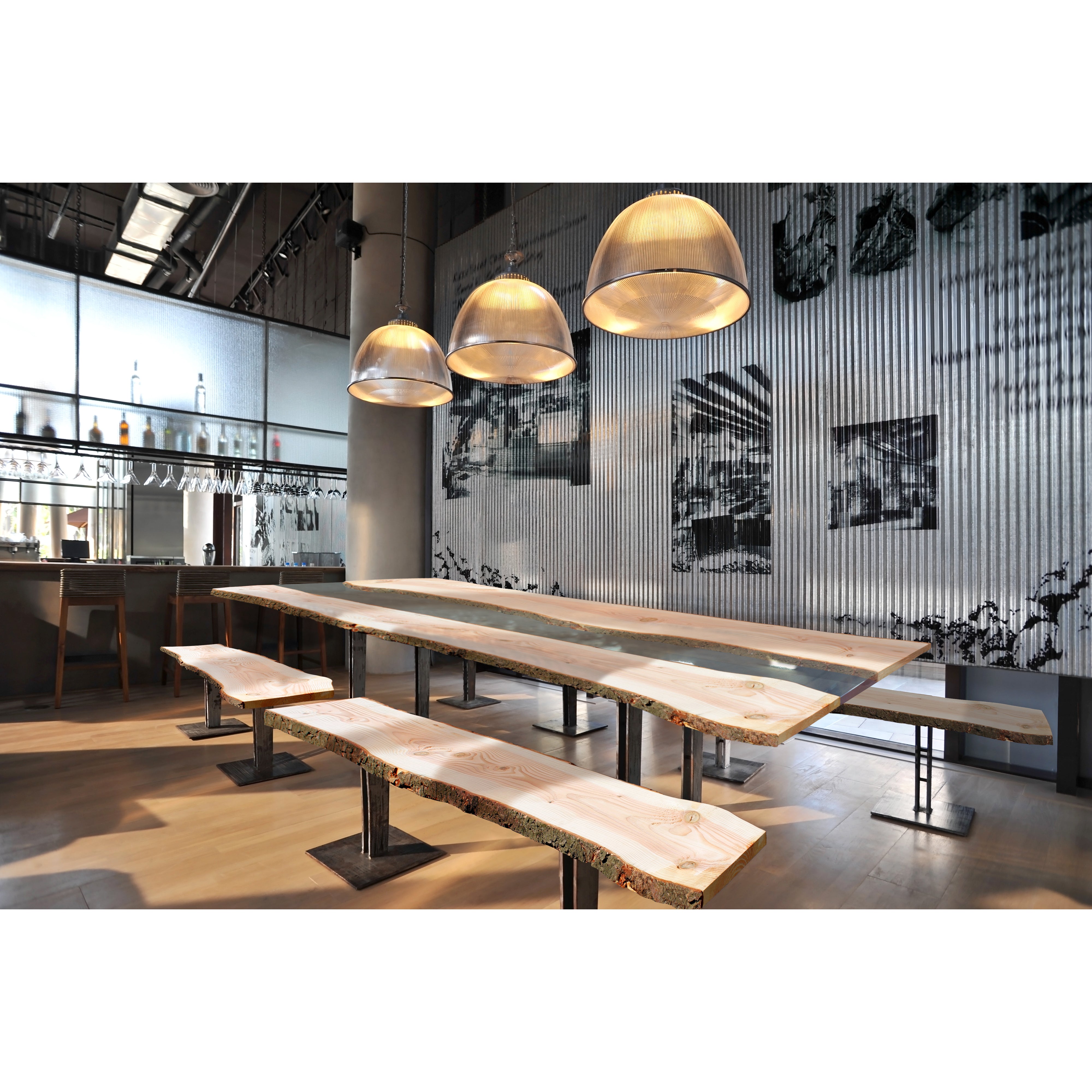 TAVOLA DOUGLASIA 2000X200/250X30 MM CON CORTECCIA