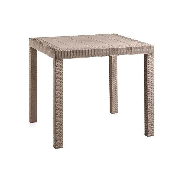 TAVOLO DALLAS 80X80XH74CM TAUPE