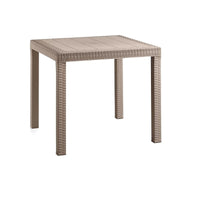 TAVOLO DALLAS 80X80XH74CM TAUPE