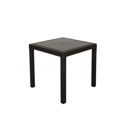 TAVOLO DALLAS 80X80XH74CM MARRONE