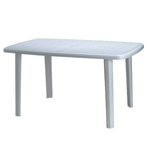 TAVOLO CAYMAN 137X85XH72CM BIANCO