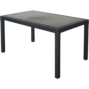 TAVOLO HOUSTON 150X90XH74CM MARRONE