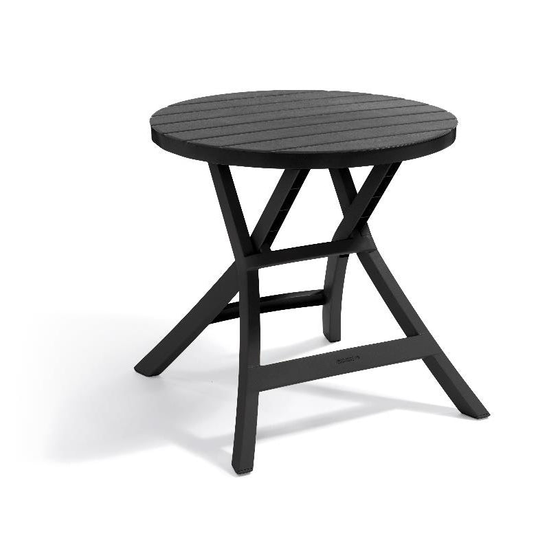 TAVOLO PIEGHEVOLE OREGON D.70XH62CM GRAFITE