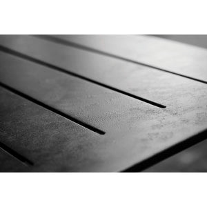 TAVOLO METALEA 146X86XH75CM IN RESINA GHISA BRONZO