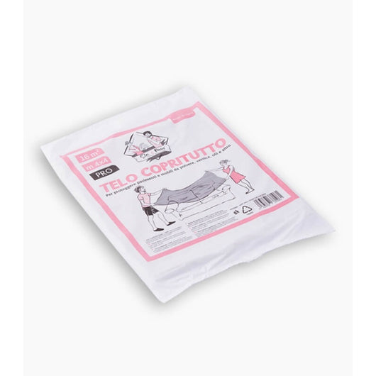 TELO COPRITUTTO PRO 4X4M 60GR TRASPARENTE