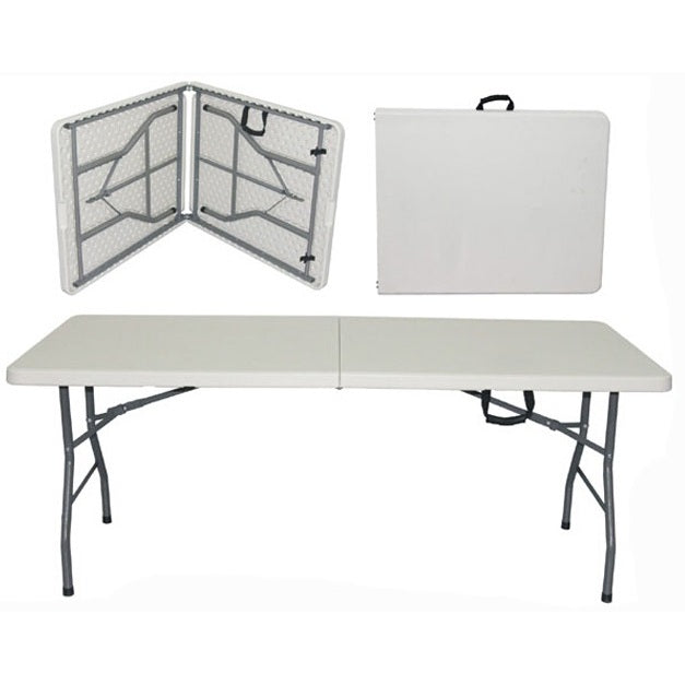 TAVOLO NICOLAS 180X70XH74CM PIEGHEVOLE IN RESINA B