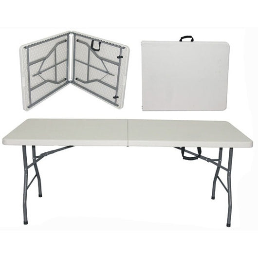 TAVOLO NICOLAS 180X70XH74CM PIEGHEVOLE IN RESINA B