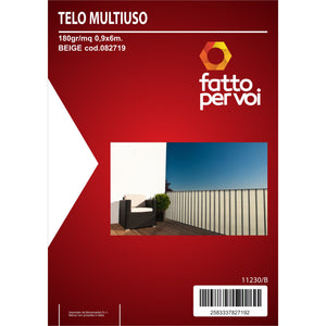 TELO MULTIUSO 180GR/MQ M0.9X6 BEIGE