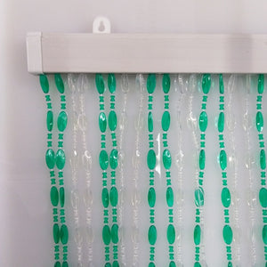 TENDA CON PERLE SOLEIL 150XH250CM GHIACCIO/VERDE